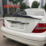 FOR BENZ W205 AMG C200 C180 C260 PSM rear spoiler gloss black 07-14 2015-2021