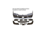 Front bumper and front spoiler gloss black for BMW 3 Series G20 GS380 320i 325i 2020-2021