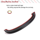 Carbon Fiber Car Trunk Racing Spoiler for Volkswagen VW Golf 5 V MK5 GTI/R32 Hatchback 2005-2009 Car Rear Boot Lid Highkick Wing