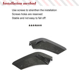 Carbon Fiber Rear Bumper Splitters for Chevrolet Corvette Stingray C8 2020-2023 FRP Rear Diffuser Lower Spoiler Protector