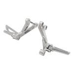 Motorcycle Passenger Foot Pegs Footrests Bracket Set For Honda CB500F CBR500R 2016-2024