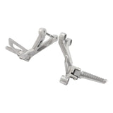 Motorcycle Passenger Foot Pegs Footrests Bracket Set For Honda CB500F CBR500R 2016-2024