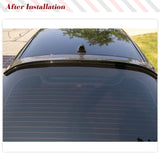 Carbon Fiber Rear Roof Spoiler Fits For Kia Stinger 2018-2023 Rear Boot Spoiler Roof Window Spoiler Top Wing Body Kits FRP Black