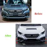For Subaru WRX STI VB 2022-2025 Car Front Bumper Splitter Lip Chin Spoiler Diffuser Bumper Body Kits Tuning Accessories