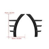 Real Dry Carbon Fiber Front/Rear Bumper Side Fender Trim Cover MP Style Side Spats Canards Body Kits for BMW M2 G87 2023-IN