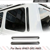 Dry Carbon Car Side Window Pillar For Mercedes Benz G Class W463 G500 G55 G65 G63 AMG 2004-2018 Air Vent Trim C Pillar Cover