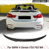 Carbon Fiber Rear Racing Spoiler for BMW F33 F83 M4 Convertible 2014-2019 Car Trunk Spoiler Rear Wing Spoiler HighKick Body Kits