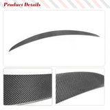 Car Rear Trunk Racing Spoiler for Mercedes Benz C-Class W205 C63 AMG Sedan 2015-2018 Carbon Fiber Car Rear Boot Highkick Wing