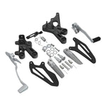 Front Driver Footpegs Footrest Peg Bracket For Yamaha YZF R7 YZFR7 2022 2023 2024
