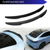Rear Trunk Lid Ducktail Spoiler Wings Exterior Tuning Accessories Part for BYD Seal 2022 2023 Tail Fixed Wing Spoiler Diffuser