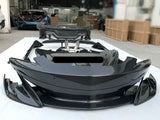 Dry Carbon Fiber Front Bumper Lip Rear Diffuser Side Skirts Rear Spoiler For McLaren 540C 570S Body Kits 600L Style
