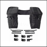 Motorcycle Saddle Storage Bags 1680 Denier Ballistic Nylon Side Tool Luggage Saddlebags For Harley Dyna Softail Sportster XL