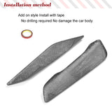 Carbon Fiber Car Side Fender Vents Trim for BMW 5 Series G30 G31 G38 M Sport Base Sedan 2017-2019 Car Styling Side Body Kits