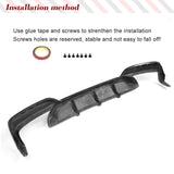 Carbon Fiber/ FRP Car Rear Bumper Diffuser Spoiler for BMW F06 F12 F13 M6 M Sport 2012 -2016 Car Rear Racing Body Kits