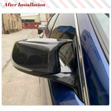 Car Mirror Cover for Infiniti Q50 2014-2020 Q60 Q70 QX30 QX50 2015-2020 Carbon Fiber Car Rearview Side Mirror Cover Replacement