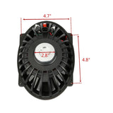 5"x7" Saddlebag Lid Speakers For Harley Touring Models Electra Street Road Glide FLHTCU FLHR FLTR FLHRC 94-UP Black