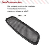 Carbon Fiber Front Racing Grille Cover Replacement Car Body Kit For Jaguar F-TYPE Coupe 2013-2016 Car Front Bumper Grill