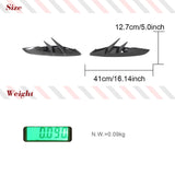 Dry Carbon Car Front Canards For Toyota Supra GR A90 A91 MK5 2019-2023 Car Front Body Kits Spoiler Canard Valence Chin Splitters