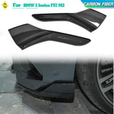 Carbon Fiber Car Front Bumper Splitters Spoiler for BMW F87 M2 Base Coupe 2-Door 2016-2020 Racing Front Splitters Flaps Cupwings