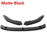 High Quality 3 Piece Car Front Bumper Splitter Lip Diffuser Chin Spoiler Guard For VW For Golf MK6 GTI 2010 2012 2013 Body Kit