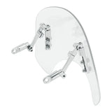 Motorcycle Clear Windshield Windscreen Universal Fit For 5-7'' Round Headlight