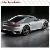 Prepreg Dry Carbon Car Side Skirts Extensions Lip Splitters Spoiler For Porsche 911 Turbo S 2019-2023 Car Door Guard Body Kit