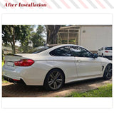 Carbon Fiber Rear Trunk Racing Spoiler for BMW 4 Series F32 Coupe 2014-2019 Car Trunk Lip Rear Wing Spoiler HighKick Spoiler