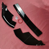 Gloss Black M35i Style Front Bumper Splitter Lip Spoiler Diffuser For BMW X2 iX2 U10 20i 20d 18d M Sport 2024 2025 Tuning