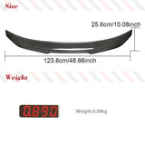 Carbon Fiber Rear Trunk Spoiler Boot Lip Wing Lid for BMW 2 Series F22 F87 M2 Coupe 2014 - 2019 Carbon Fiber Rear Trunk Spoiler