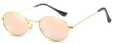 Small Oval Mirror Sunglasses