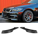 For BMW 3 Series E90 M Tech M Sport Car Front Bumper Lip Splitters Flaps Winglets 2006 - 2008 2009 - 2012 LCI Carbon Fiber