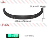 Dry Carbon Car Front Bumper Lip Spoiler for BMW 8 Series G14 G15 G16 M Sport 2018 - 2022 Car Front Lip Spoiler Splitters