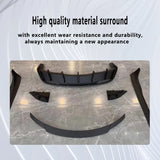 For Tesla 2024 Model 3 highland Body Kit Matte black Rear Diffuser Spoiler Front Bumper Lip Side Skirt Car Accessories