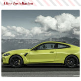 Dry Carbon Car Front Side Fender Air Vent Covers Trims For BMW 4 Series G82 G83 M4 2020-2023 Car Air Intake Fender Vents Cover