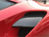 Real Carbon Fiber Body Kit For Ferrari 488 GTB 2015-2021 Front Bumper Lip Rear Diffuser Side Skirt Wind Knife Spoiler Lamp Cover