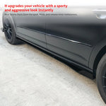 For VW Passat B7 2011-2015 Car Front Bumper Lip Body Kit Chin Spoiler Protector Side Skirts Extensions Rear Wrap Angle Accessory