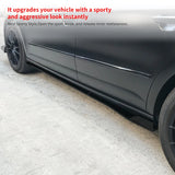 For VW Passat B7 2011-2015 Car Front Bumper Lip Body Kit Chin Spoiler Protector Side Skirts Extensions Rear Wrap Angle Accessory
