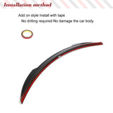 Carbon Fiber Car Rear Trunk Spoiler Tail Wing For Mercedes Benz S Class W217 C217 S550 S63 AMG 2Door 2015-2020 Rear Boot Spoiler