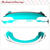 Dry Carbon Fiber Spoiler for Tesla Model Y 2019-2023 Rear Trunk Spoiler Rear Trunk Lid Wing Lip Spoiler Aftermarket Car Parts