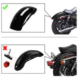 Motorcycle Rear Fender Mudguard For Harley Sportster XL 883 1200 1200N 2004-2022