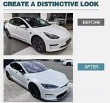Front Bumper Lip Side Skirt Body Kit Carbon Material Body Kit For Model 3/Y Body Parts Plaid