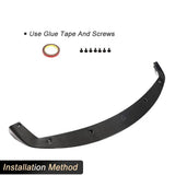 Car Front Bumper Lip Spoiler Carbon Fiber for BMW F87 M2 2016-2018 Not for M2C Competition Racing Front Lip Chin Apron Body Kit