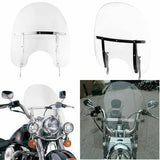 Motorcycle Quick Detachable Windshield Windscreen Mounting Bracket Kit For Harley Softail FLST FLSTC Slim Fat Boy Deluxe
