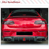 Carbon Fiber Rear Trunk Spoiler Wing for Mercedes-Benz E Class C238 E400 E53AMG Coupe 2017-2019 Rear Boot Lid Wing Spoiler