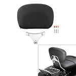 Soft Leather Sissy Bar Backrest Pad Fit For Harley Touring Street Road Glide 1997-2024