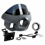 7" Headlight Front Upper Fairing Cowl Mount For Harley Low Rider Street Bob FXLR FXBB 2018-2024