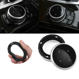 Car Multimedia Big Knob Covers Button Trim Control For BMW F10 F20 F30 IDrive
