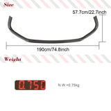 Carbon Fiber Car Front Lip for Lexus ES300h ES350 F Sport Sedan 2018-2023 Front Bumper Spoiler Chin Splitter Factory Outlet 3PCS