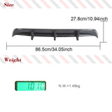 Carbon Fiber Rear Center Diffuser For Lexus RCF 2015-2019 Car Bumper Splitter Under Panel Car Bodykits Extension