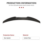 Car Rear Trunk Spoiler Wing Lip For Audi A3 S3 Sedan 4-Door 2014-2020 Carbon Fiber Rear Trunk Boot Lip Wing Spoiler Sticker
